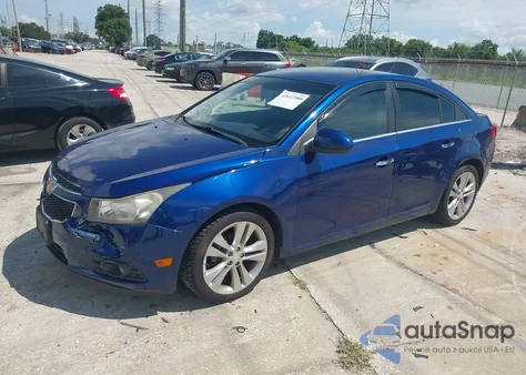 2012 Chevrolet Cruze Ltz из США, поврежденный, VIN 1G1PH5SC2C7255099